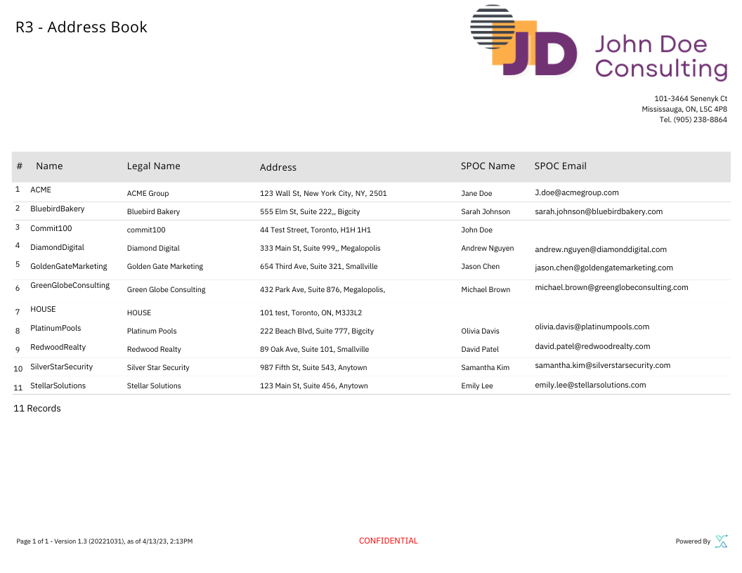 AddressBook