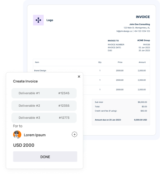 Instantly Craft Polished Invoices