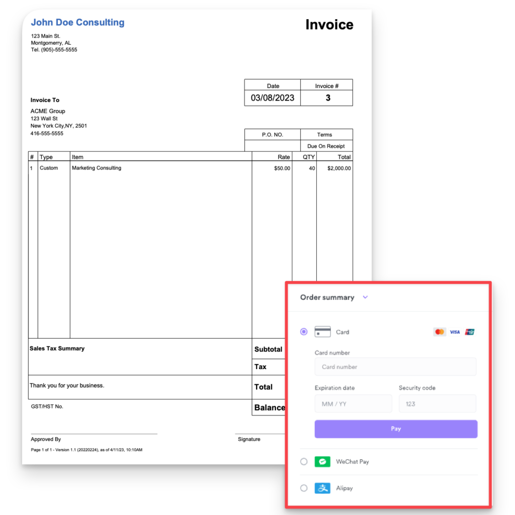 SystemX-Invoices